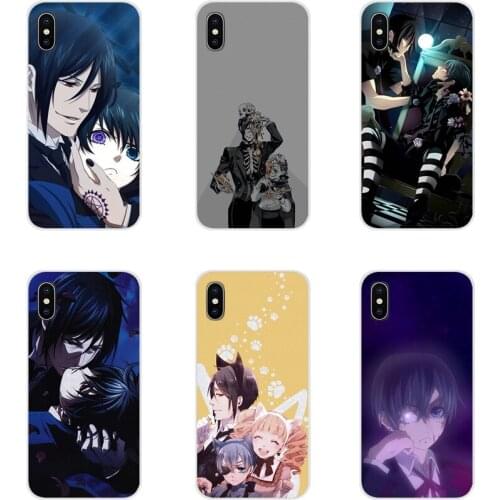 Accessories Phone Shell Covers For Huawei Y5 Y6 Y7 Y9 Prime Pro GR3 GR5 2017 2018 2019 Y3II Y5II Y6II Black Butler Anime