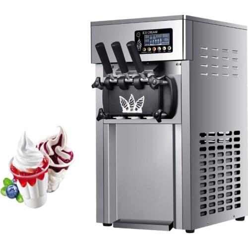 Automatic Soft Ice Cream Machine Commercial Maker R410A r22 Refrigerant DSHASIF