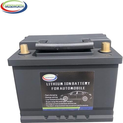 65AH Car Battery 12V LiFePo4 Auto Automobile Battery L2-400 1200CCA Lithium Phosphate ion Battery