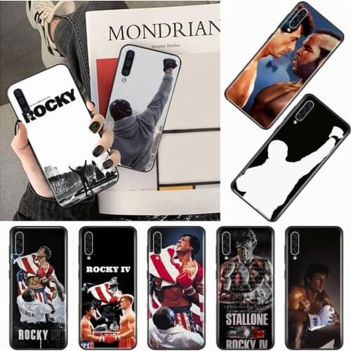 Rocky Balboa actor Boxer Rocky movie Phone Case For Samsung galaxy S 9 10 20 A 10 21 30 31 40 50 51 71 s note 20 j 4 2018 plus