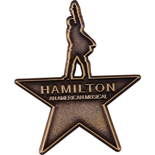 American Musical Star Broadway Opera Musical Art Enamel Brooch Pins Badge Lapel Pin Alloy Metal Fashion Jewelry Accessories Gift