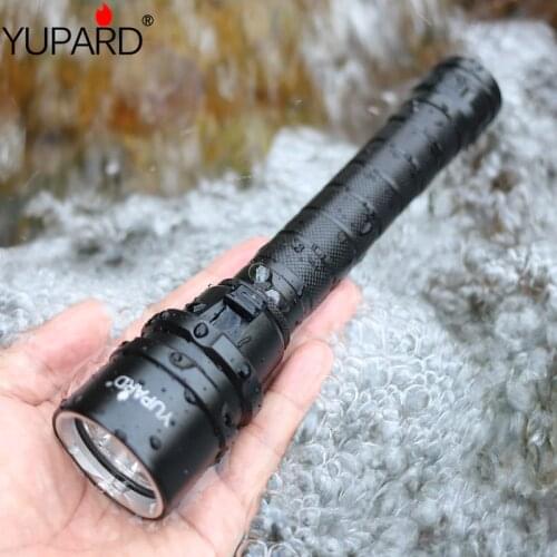 YUPARD Diving diver XM-L2 3*L2 led white yellow light T6 led lantern swiming Flashlight Torch Waterproof light underwear Lamp