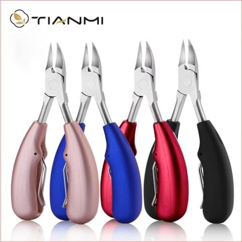 Toe Nail Clippers Remove Dead Skin Nail Correction Nippers Ingrown Toenail Cuticle Scissor Edge Cutter Thick Pedicure Care Tools