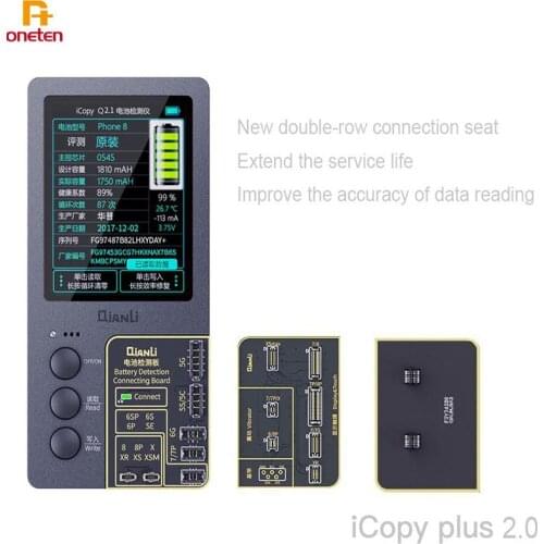 Qianli iCopy Plus LCD Screen Color Repair Programmer For iPhone 11Promax XSmax XR XS 8P 8G 7P 7G Vibration Battery Data Touch