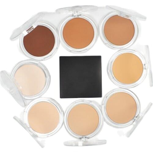 Face Powder Oil Control Makeup Matte Concealer Pressed Compact Powder