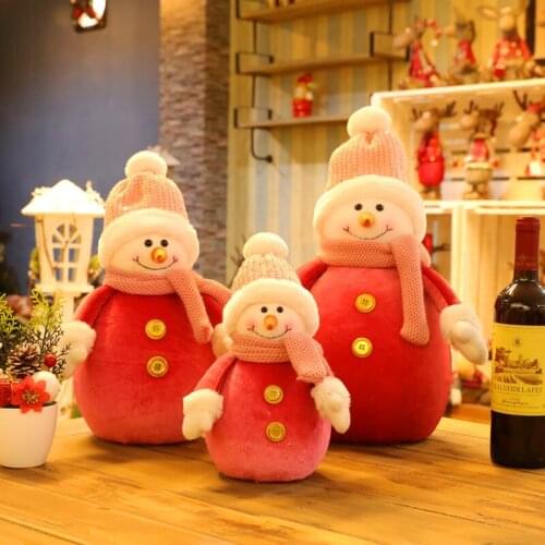 Christmas Decorations Old Snowman Elk Doll Hotel Display Window Bar Tabletop Decoration Scene Arrangement Christmas Elf Gnomes