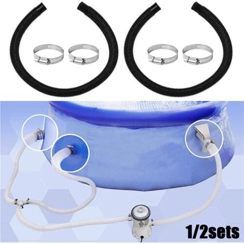 For Intex Accessory Hose 32mm Swimming Pool Pipe 1.5m For Pump/Heater/Filter Outdoor Hot Tubs Replacement Parts New
