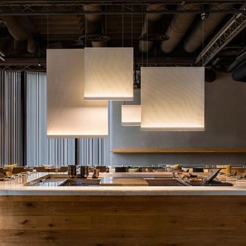 Modern LED Pendant Lights Lighting Creative Fabric Home Decor Pendant Lamp Restaurant Kitchen Cafe Indoor Lighting Hanging Lamp