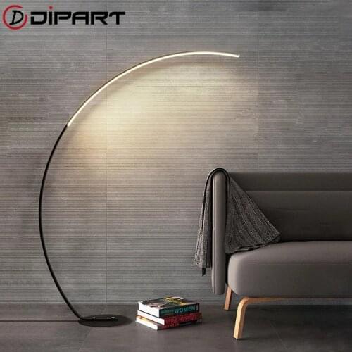 Column Led Floor Lamp Modern Standing Lamp Simple Floor Lamps for Living Room Foyer Lamp Floor Light remote control