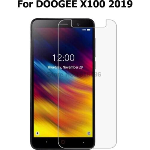 Tempered Glass For DOOGEE X100 2019 Glass Screen Protector 9H Glass Case Cover For Doogee X 100 X100 5.0" Protective Phone Film