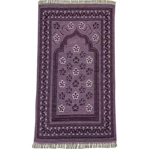 Zemzemm Economic Cotton Prayer Mat Purple, Islamic Prayer Prayer rugs, Prayer Kılma rugs, prayer rug