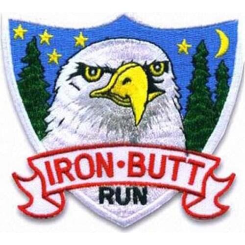 IRON BUTT Embroidery Patches Made by Twill with Flat Broder and Iron On Backing MOQ50pcs free shipping by Post