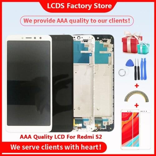 Grade AAA Quality LCD For Xiaomi Redmi S2 LCD With Frame LCD Display Screen For Xiaomi Redmi S2 LCD Display Screen 10-Touch