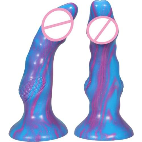 6.88 inch Animal Dog Dildo Massage Anal Plug Sex Toys For Men Women Fake Penis Consoladores Femenino Anal Dildos Sex Adults Dick