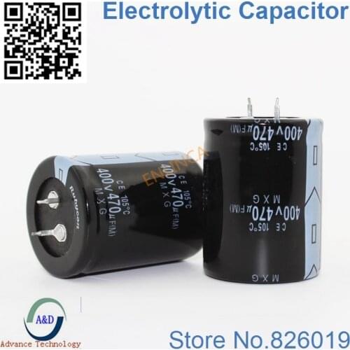 9pcs/lot 400V 470UF Radial DIP Aluminum Electrolytic Capacitors size 30*45MM 470UF 400V Tolerance 20