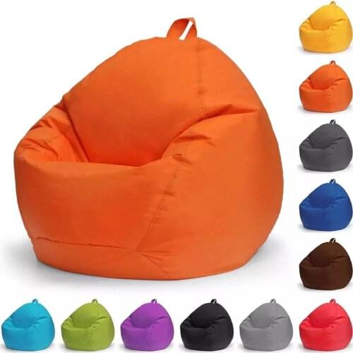 Big Beanbag Comfortable Lazy Sofa Cover Chairs Without Filler 420D Oxford Cloth Waterproof Lounger Seat Bean Bag Pouf Puff Couch