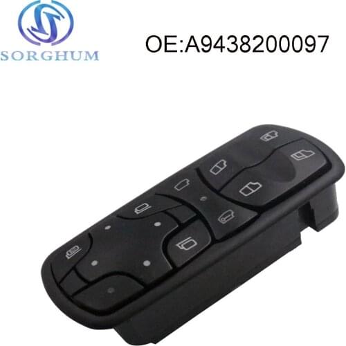 Electric Power Window Lifter Master Control Switch Car styling A9438200097 For Mercedes Benz Actros MPII