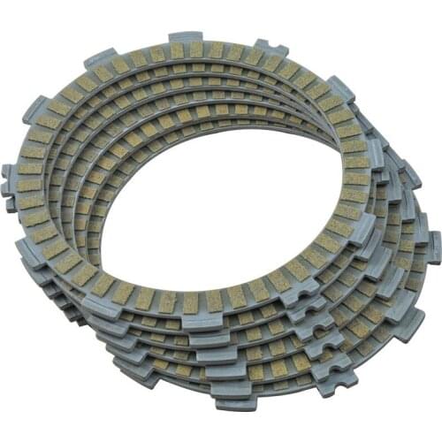 7pc Motorcycle Friction Clutch Plates for KLT200 KL250 KLT250 Prairie KLX250 KSF250 KZ250 KH250 KL250R KLR250 Mojave 250 CSR250