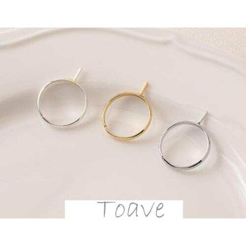 Electroplating shank sticky pearl half-hole pin type diy ring shank opening hand-made material accessories