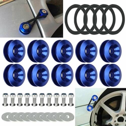 Aluminum Alloy Car Bumper Trunk Hatch Lids Quick Release Fasteners Kit For All Types Of Cars Fixing Accessories