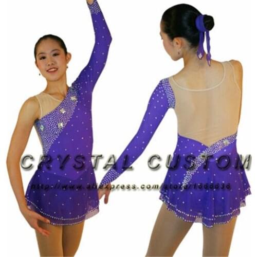Hot Sales Custom Figure Skating Dress For Kids Fashion New Brand Ice Skating Dresses For Girls DR3582