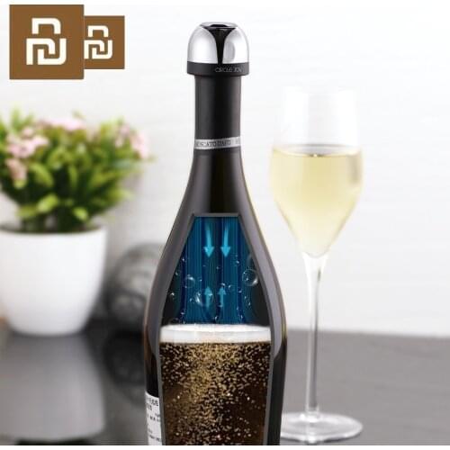 New Xiaomi Circle joy mini champagne stopper Sparkling wine ABS material Joy Sparkling Wine mini stopper keep it freshness