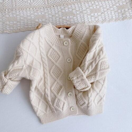Newborn Baby Girl Clothes Winter Autumn Sweater Knitted Cardigan for Children Boy Toddler Infant Knit Coat Outerwear Unisex