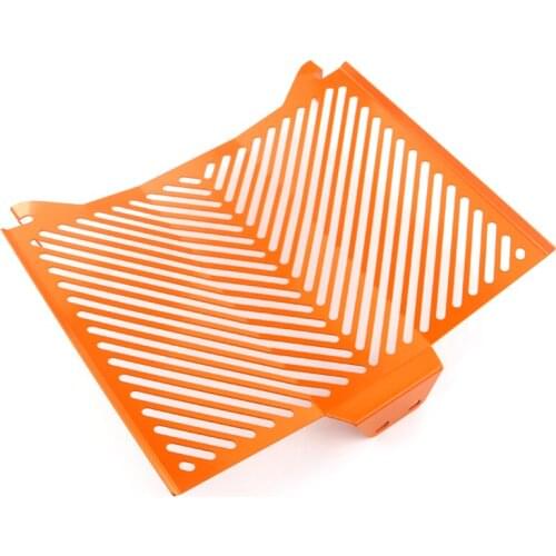 Fit For KTM 1290 Super Duke Aluminum Protetor Radiator Guard Grill Grille Oil Cooler Cover Protection Black Orange