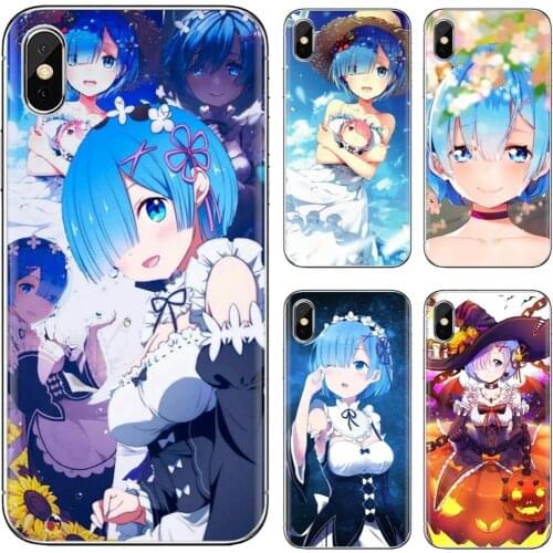 Re ZERO Ram Rem In Another World For Samsung Galaxy J1 J2 J3 J4 J5 J6 J7 J8 Plus 2018 Prime 2015 2016 2017 EU Soft Case Housing