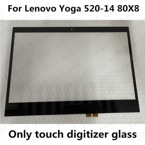 14'' touch For Lenovo Yoga 520-14 80X8 81C8 520-14IKB 520 14 Flex 5-14 5-1470 Touch Digitizer panel glass without LCD