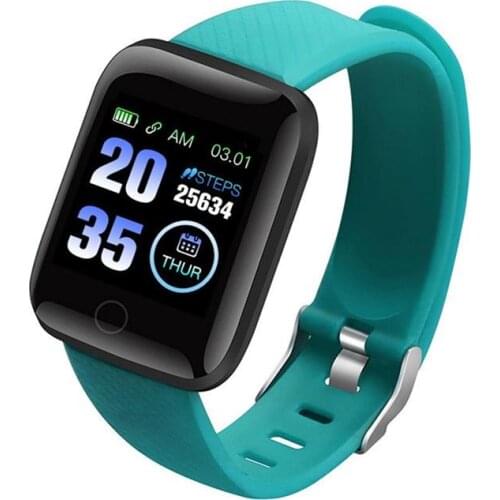 116 Plus Smart Watch Men Women Full Touch Smart Band Bluetooth Call Message Reminder Smartwatch Health Tracker Sport Wristband