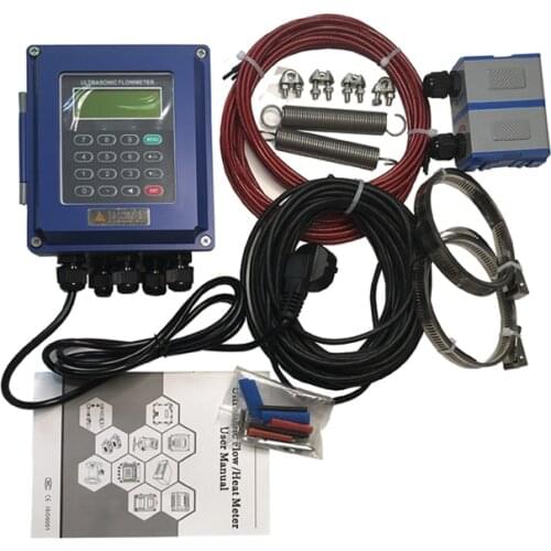 TUF-2000B Ultrasonic Liquid flow meter DN300mm-DN6000mm TL-1 Transducer wall mounted type