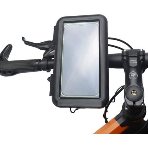 Waterproof Phone Cases For Smartphone Bicycle Support Motorcycle Mobile Phone Holder Bracket Shockproof Cover E-Bike Bag