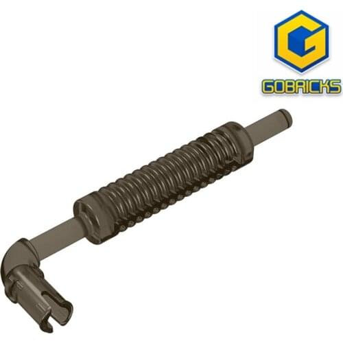 Gobricks GDS-1344 Vehicle, Exhaust Pipe with Technical Pin, Flat End and Pin with Round Hole compatible 14682