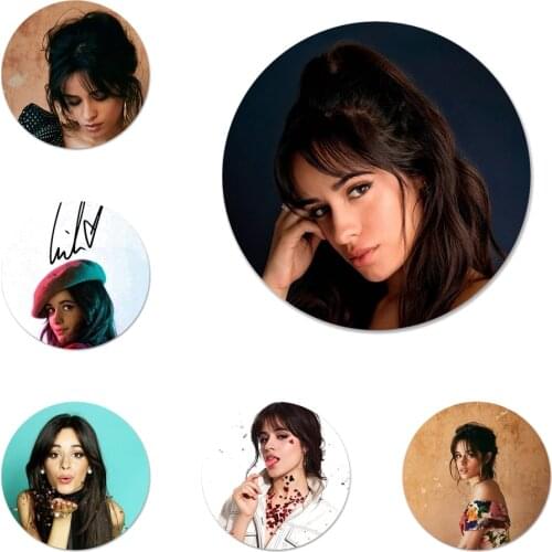 Singer Camila Cabello Icons Pins Badge Decoration Brooches Metal Badges For Backpack Decoration
