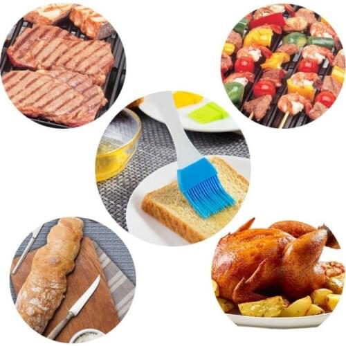 1pcs Pastry Basting Brushes Home Silicone Barbeque Bread Oil Cream Cooking Brush Kitchen Bar Cake Baking Tools Utensil Supplies