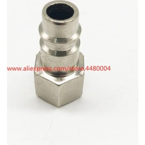 10pcs 1/4" BSP Femal/Male Air Line Hose Compressor Connectors Silver Euro Male Quick Release Fittings