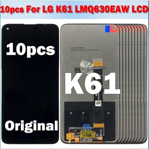10 Piece/LOT 100% Tested LCD For LG K61/Q61 LM-Q630 Q630 LMQ630EAW LM-Q630EAW LCD Display Touch Screen Digitizer Assembly