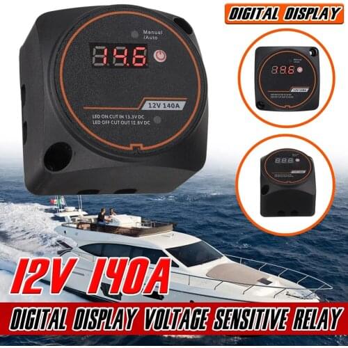12V 140A Voltage Sensitive Split Charge Relay VSR For Camper Car Smart Battery Isolator Charge 2 Battery Bank Auto Parts