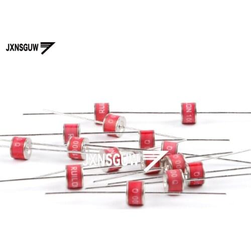 20PCS Original Discharge tube 2R1000T-8 1000V 10KA straight Insert Ceramic gas discharge tube 2R1000T8 volume 8*6mm