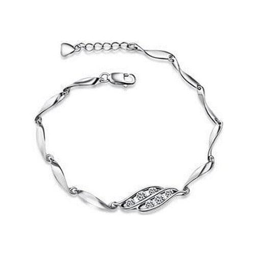 2016 new arrival high quality ladies`925 sterling silver & shiny CZ crystal bracelet jewelry wholesale