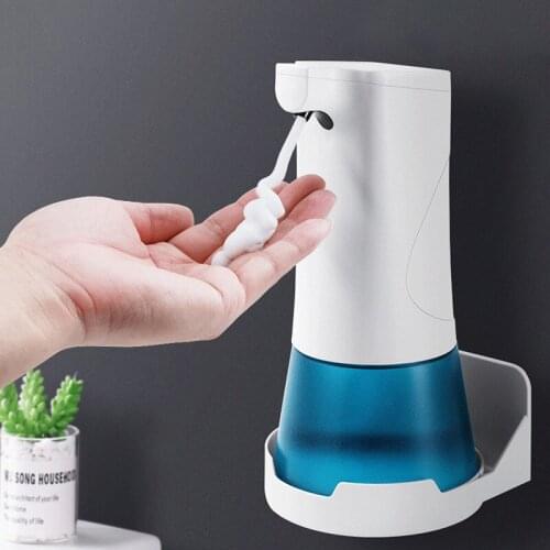 350ml Touchless Automatic Soap Dispenser USB Charging Infrared Induction Sensor Hand Washer Hand Sanitizer Bathroom Accessories