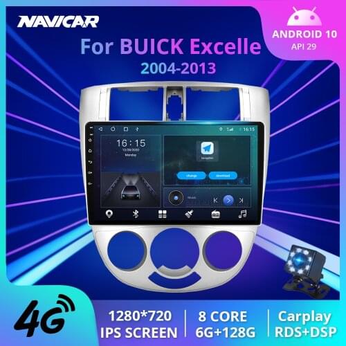 2Din Android10.0 Car Radio For Chevrolet Lacetti J200 BUICK Excelle Hrv 2004-2013 GPS Navigation Stereo Receiver Auto Radio IGO