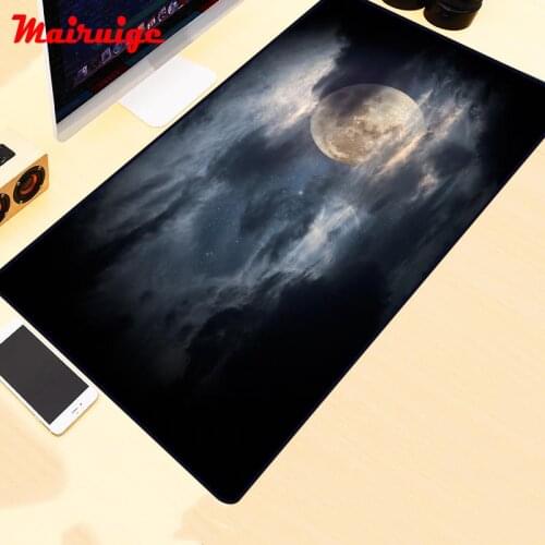 Mairuige Night Sky Moon Large Anime Mouse Pad Csgo/lol Gaming Accessories PC Laptop Keyboard Desk Mat Gamer Mousepad Palm Rest