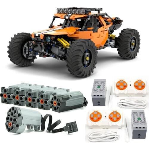 NEW 4WD RC Buggy For MOC 19517 Building Blocks Toy Kit DIY Educational Children Birthday Gift Fit