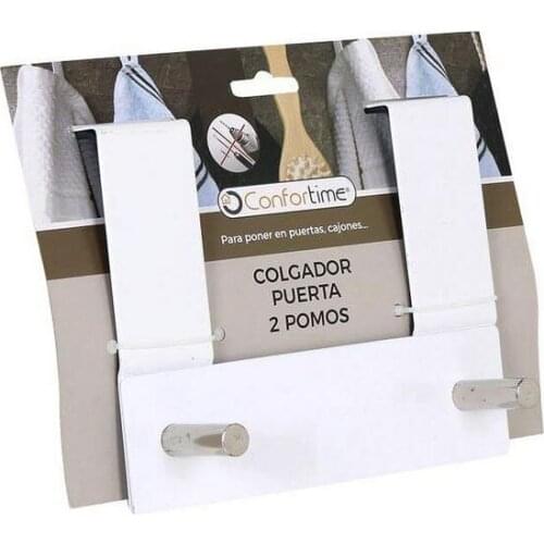 Door Coat Rack Confortime (2 Hangers) (17 X 13,4 x 8,5 cm)