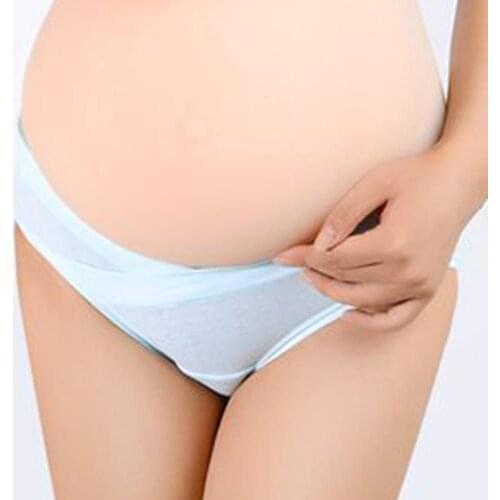 Women pregnant low waist cotton candy color underwear breathable pregnant women underwear