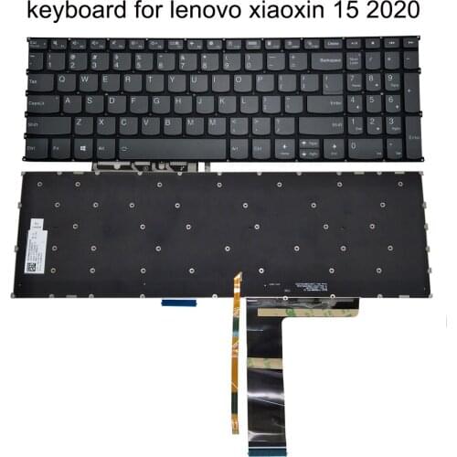 US computers notebook keyboard with backlight For Lenovo xiaoxin 15 2020 PR5SB English qwerty replacement keyboards SN20W65236
