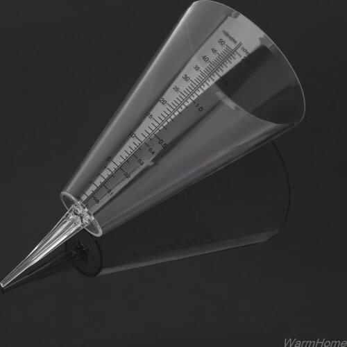Conical Rain Gauge Plastic Clear Outdoor Home Garden DIY Craft Tool Professional F06 21 Dropshipping