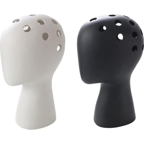 Mannequin Head Without Hair Wig Stand Model For Making Wig Hat Display Cosmetology Manikin Head Female Dolls Bald Training Head